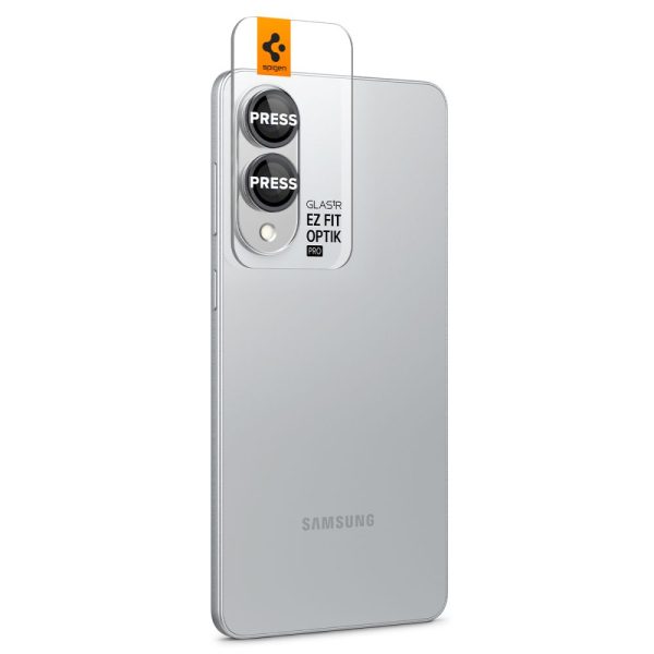 Spigen Glass tR EZ Fit Optik Pro HD 2 Pack black-Samsung Galaxy S25 Edge (AGL09413) - Image 7